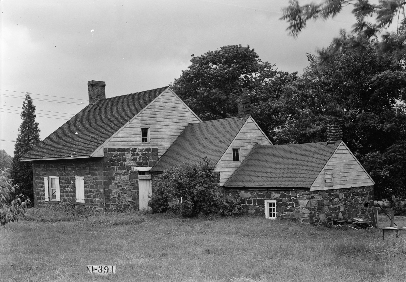 Exterior view from the southeast, John Branford House, 1937
