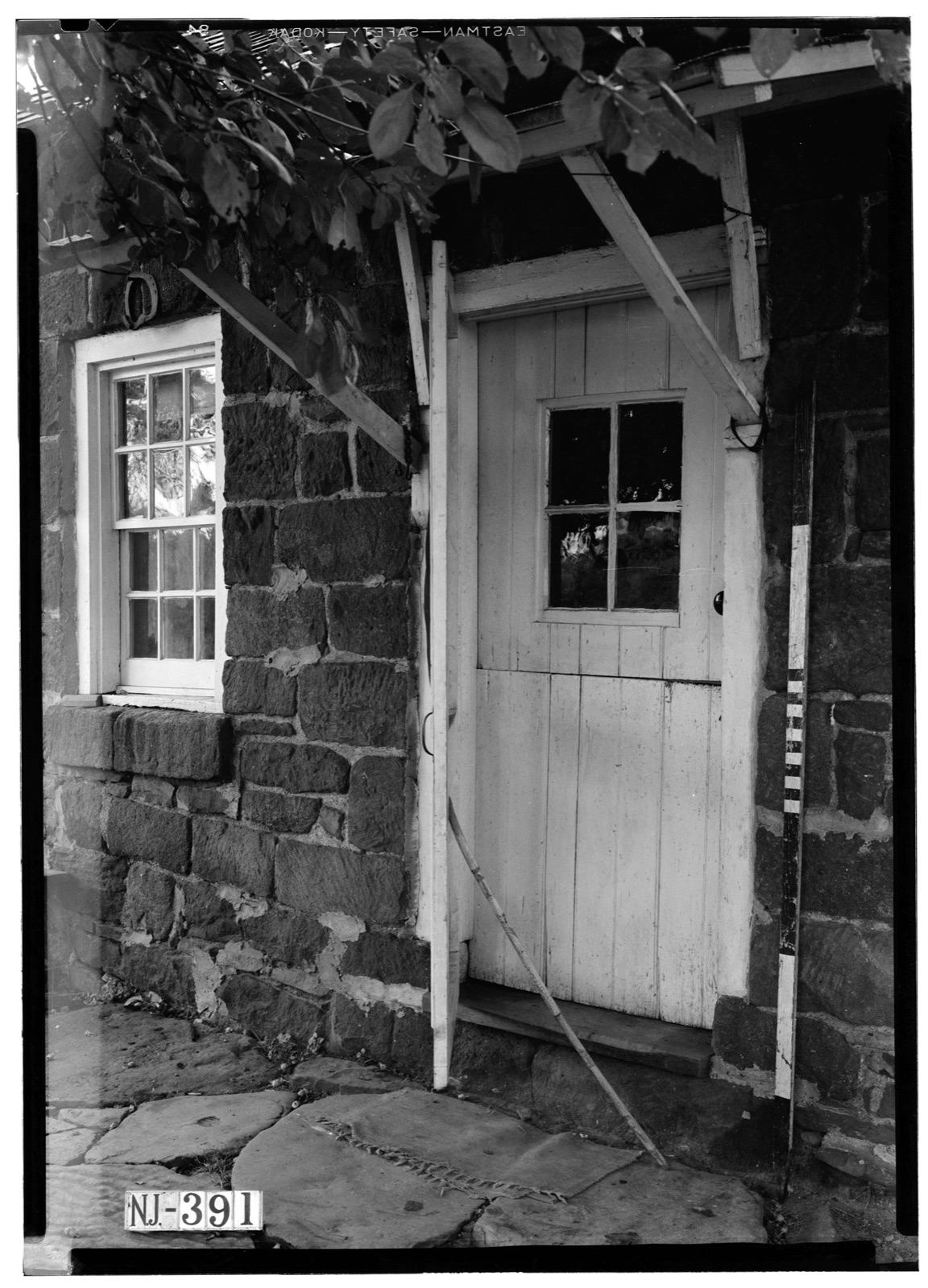 Detail of the kitchen door, John Branford House, 1937